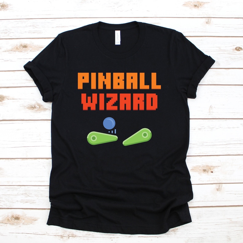 Pinball Arcade Tshirt Funny Retro Vintage Arcade Game Etsy