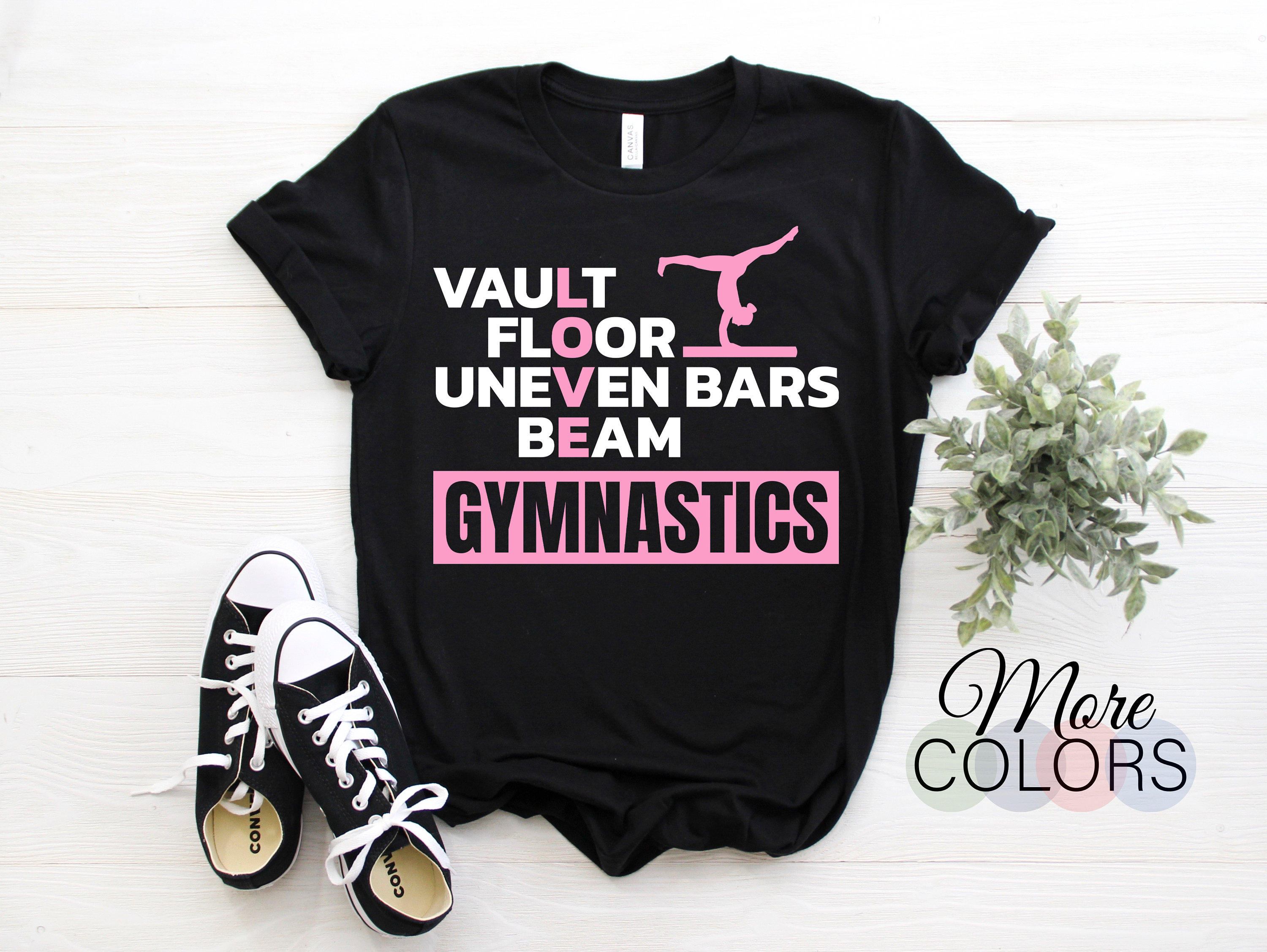 Love Gymnastics | Vault, Floor, Uneven Bars, Beam T-Shirt Love Gymnastics | Vault, Floor, Uneven Bars, Beam T-Shirt