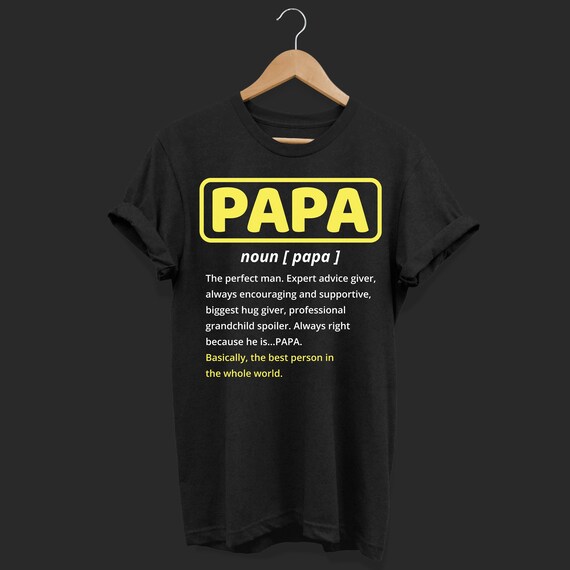 Father's day Mens In A World Full Of Grandpas Be A Papa T-Shirt