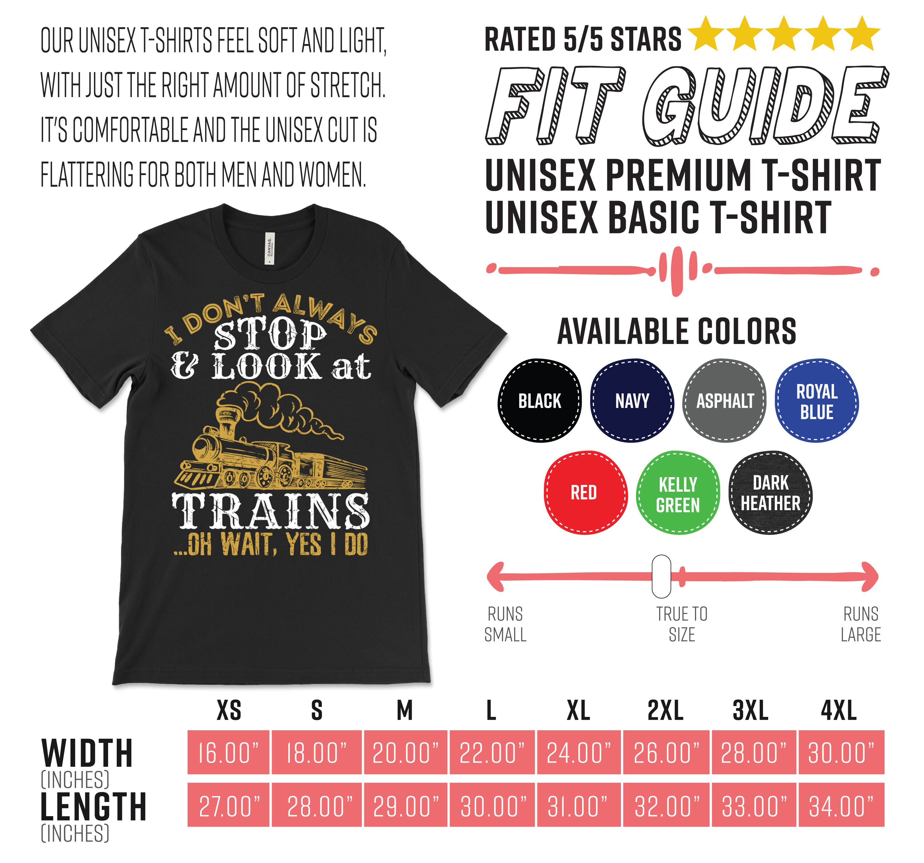Train T-Shirt Train T Shirts Railroad Shirt Train Tshirt | Etsy
