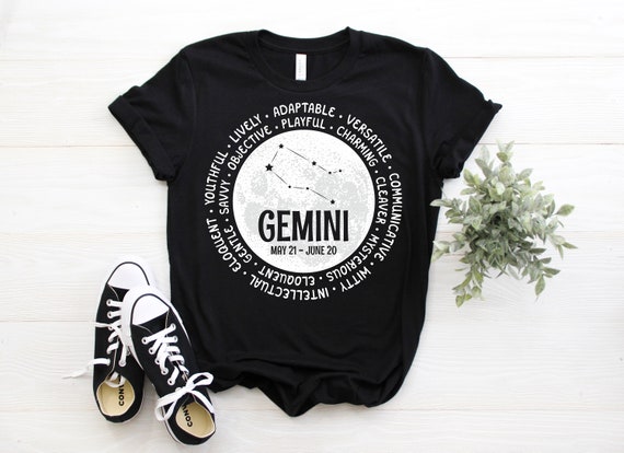 Gemini Facts Traits Horoscope Zodiac Astrological Sign Funny - Etsy