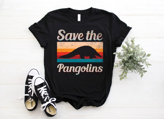 Endangered Species Shirt - Save The Pangolin T-Shirt Endangered Species Shirt - Save The Pangolin T-Shirt