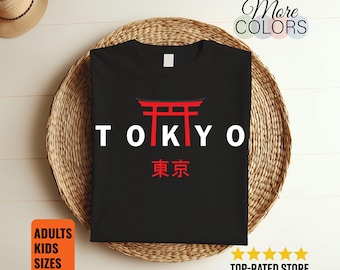 Tokyo Japan Tshirt Japanese City Graphic Tee Urban Streetwear Anime Travel Souvenir Culture Fashion Gift