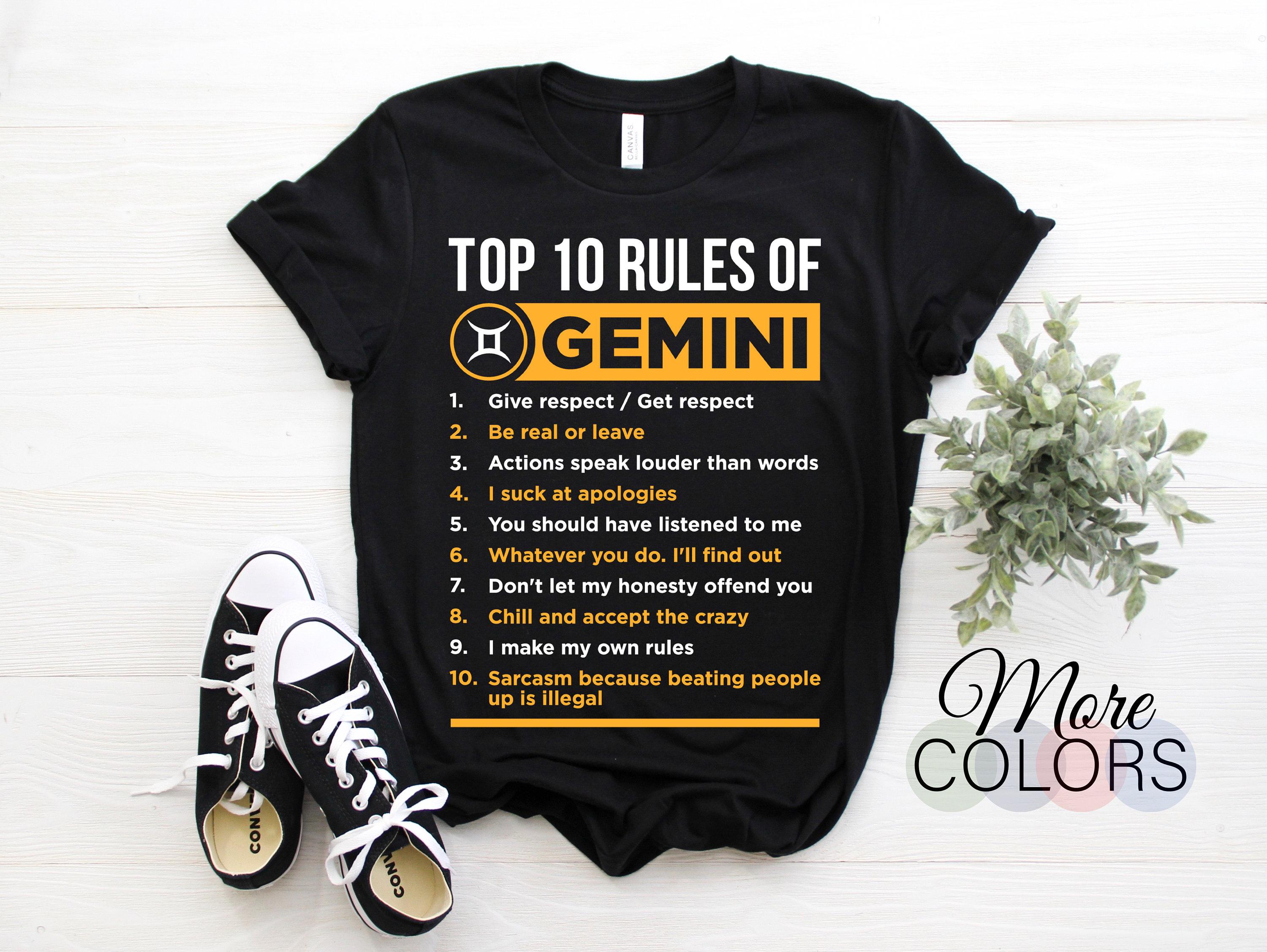 Top 10 Rules Of Gemini Birthday Gifts T-Shirt Top 10 Rules Of Gemini Birthday Gifts T-Shirt