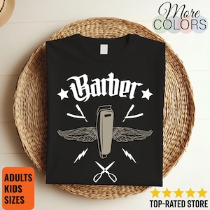 Barber T-Shirt, Barber TShirt, Barber Tee, Funny Barber T Shirt, Get Faded Shirt, Barber Shop Gifts, Vintage Barber, Barber Birthday Present