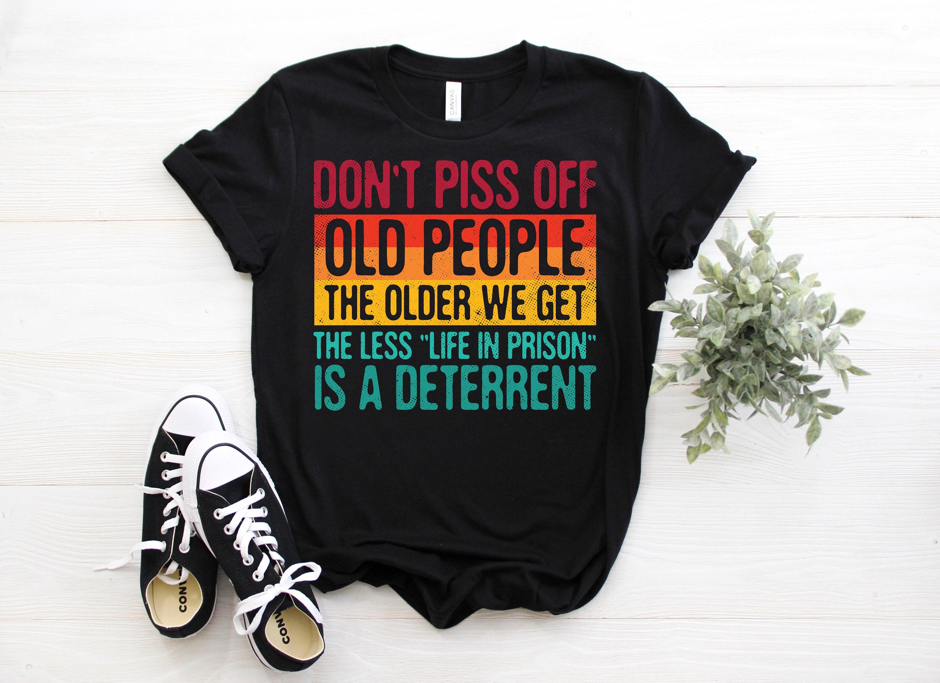 Don'T Piss Off Old People Funny Gag Gifts For Elderly People Magnet for  Sale by tanalan