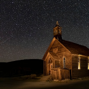 Ghost Town Church and Stars