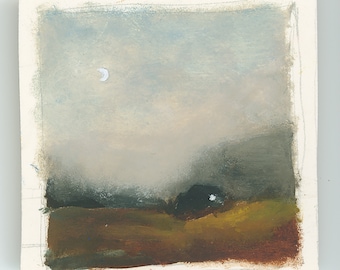 Lua Pequena - gravuras artísticas de pinturas a óleo