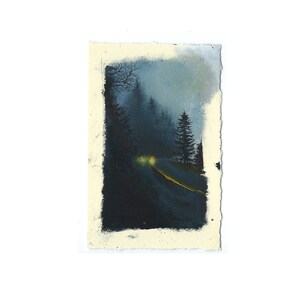 Mountain Drive - art prints of oil paintings