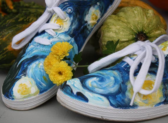 Handpainted Starry Night Vincent Van 