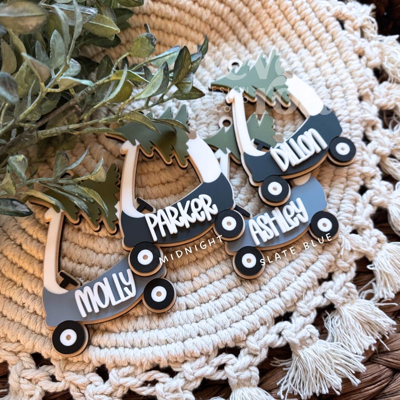 Personalized Cozy Coupe Christmas Ornament