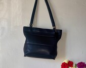 Vintage Coach Y2K Tribeca Tote Medium Black Shoulder Bag