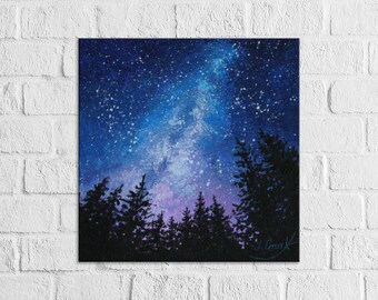 milky way painting etsy
