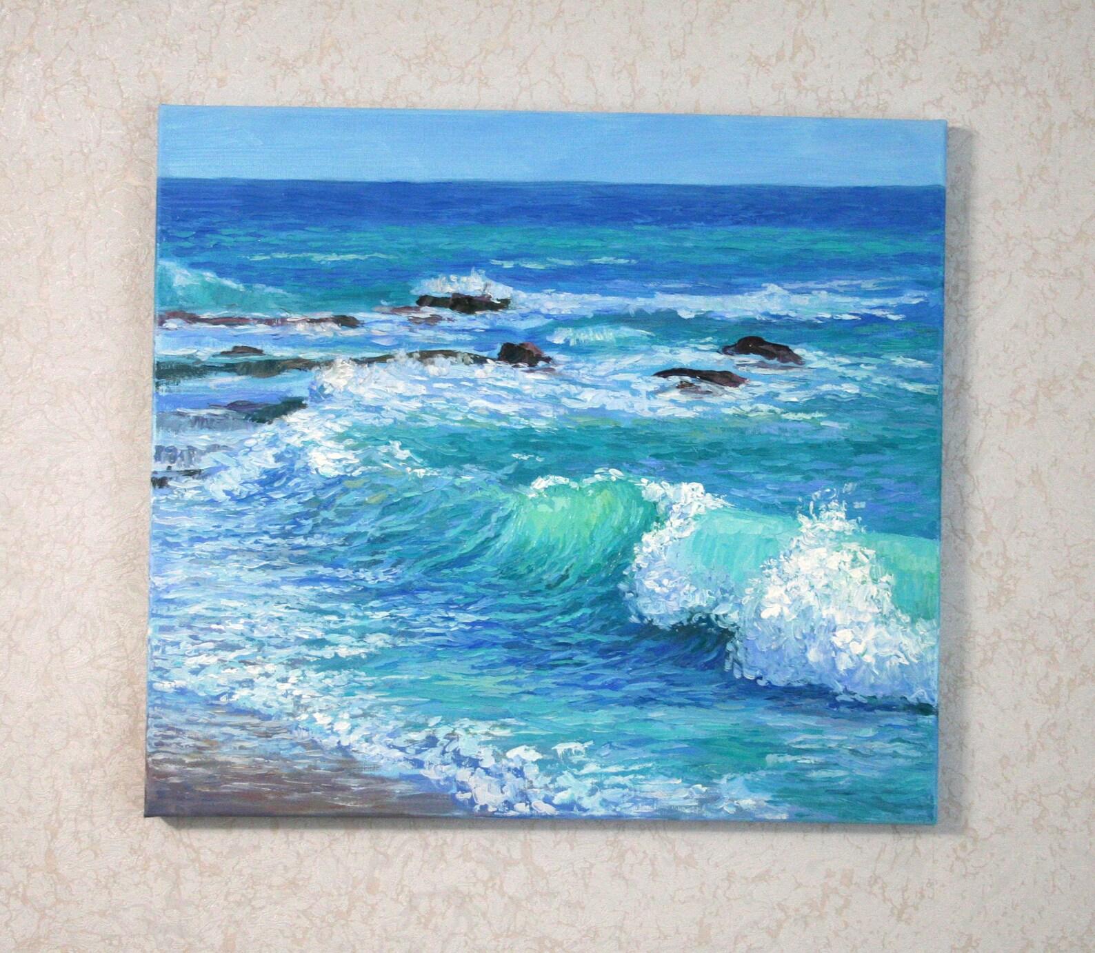 Laguna Beach Art Seascape Painting on Canvas Original Etsy