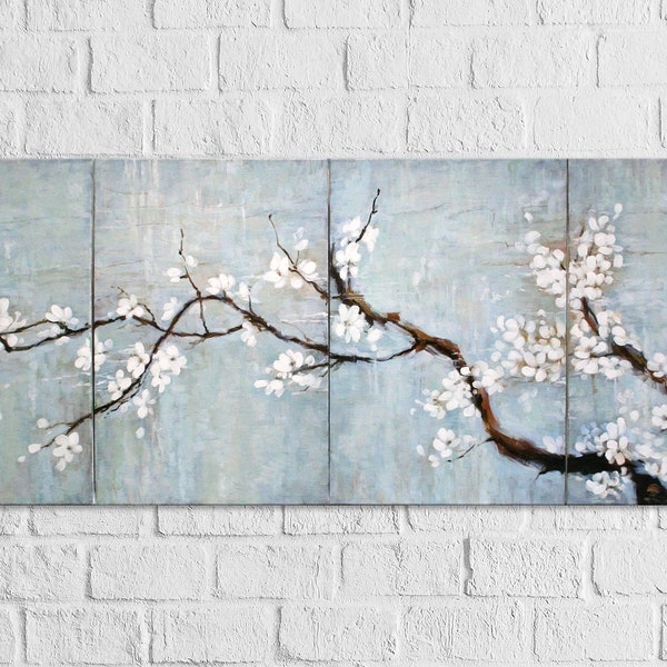 Cherry Blossom Painting Etsy Australia
