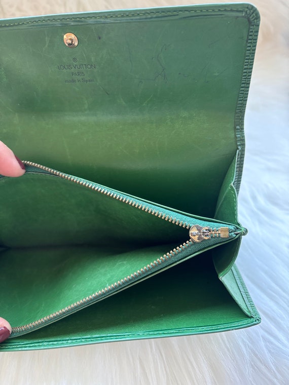 Vintage Authentic Louis Vuitton Emerald Green Epi… - image 7