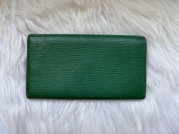 Vintage Authentic Louis Vuitton Emerald Green Epi… - image 2