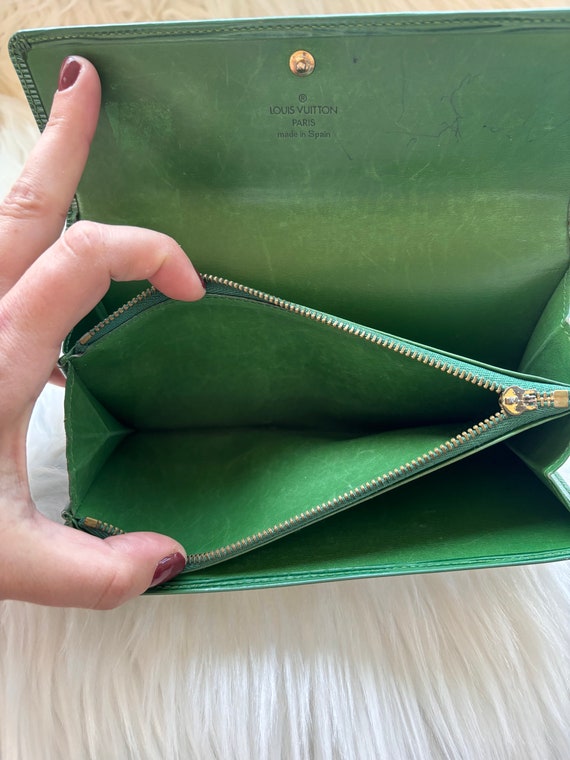 Vintage Authentic Louis Vuitton Emerald Green Epi… - image 6