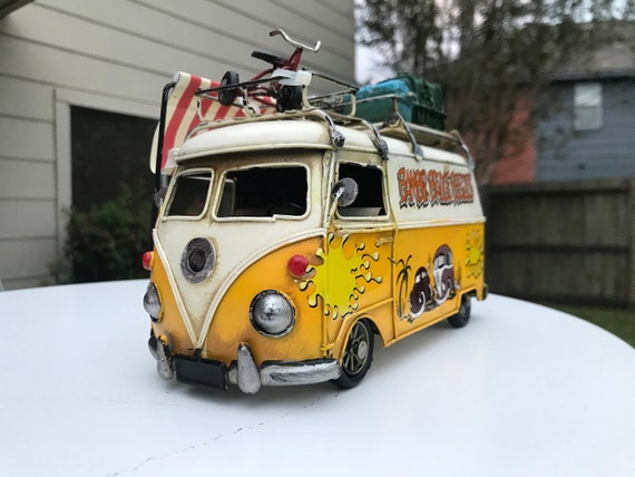 yellow vw camper