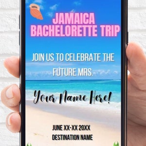 Bachelorette Trip itinerary template, electronic bachelorette invitation, text bachelorette weekend invitation, bachelorette party