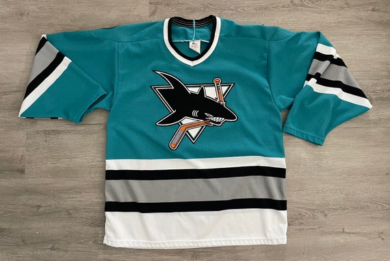 San Jose Sharks 1991-1996 Hockey Jersey (44/Medium) – Grail Snipes