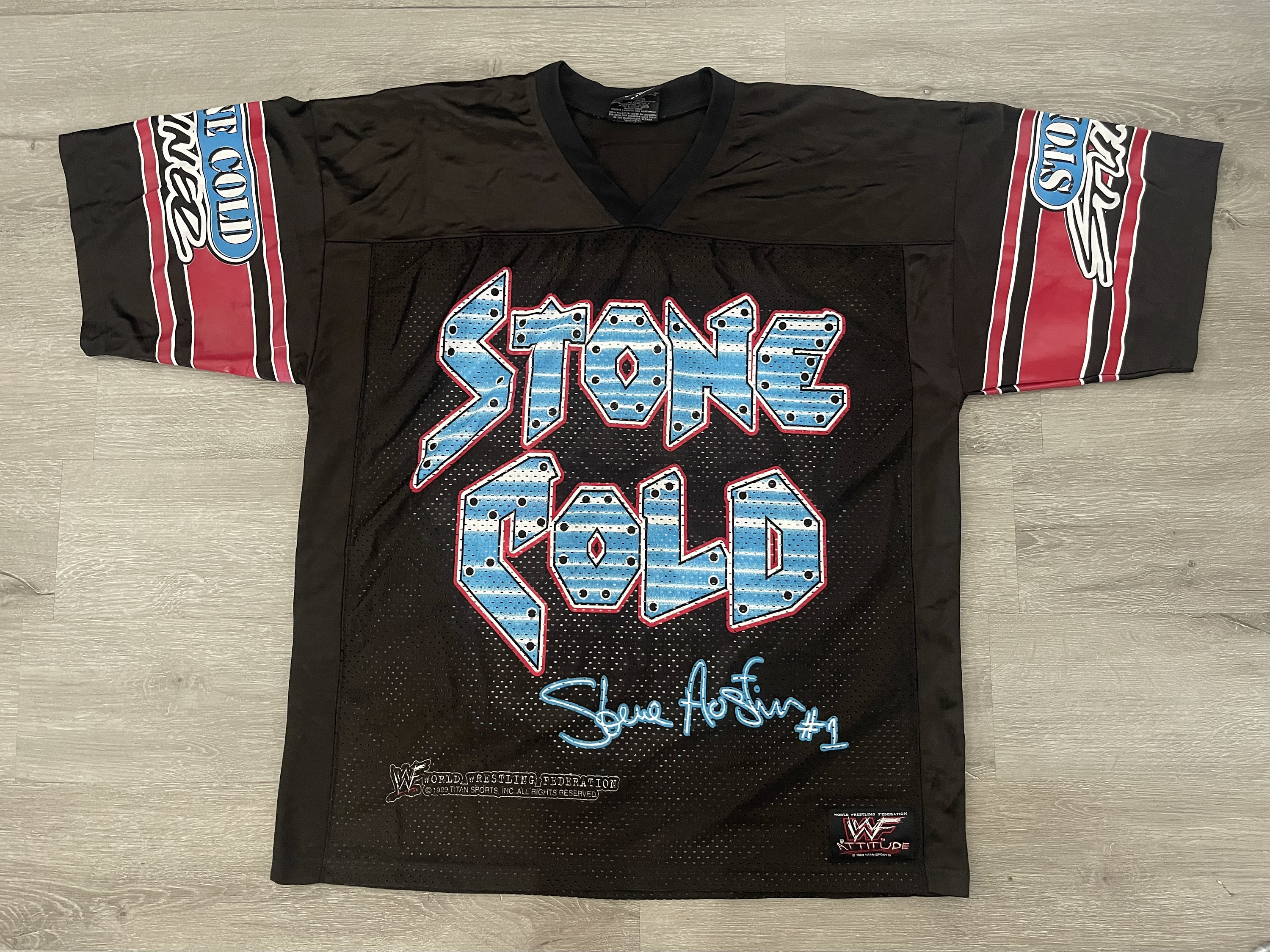 stone cold steve austin baseball jersey