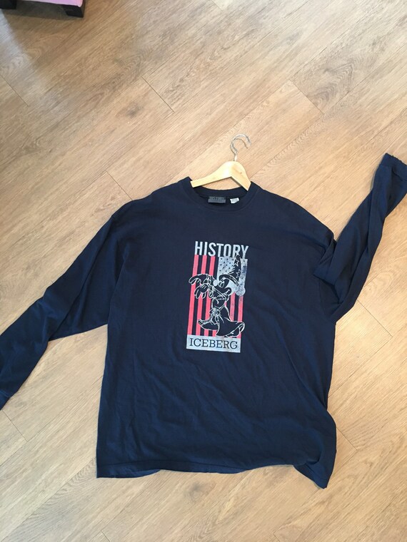 Iceberg History Vintage LongSleeve Mickey T-Shirt