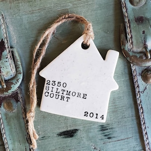 Ornements personnalisés pour nouvelle maison