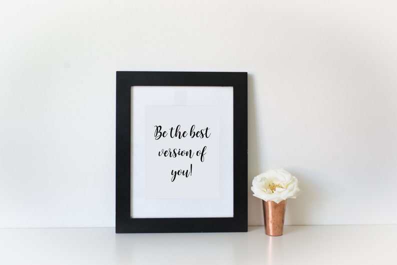 motivational wall decor Be the best wall print inspirational wall art inspirational quote dorm decor office decor art print