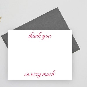 Thank you note cards, Wedding thank you cards set, Wedding Stationery, thank you notes, thank you cards wedding, flat notecards, TC4