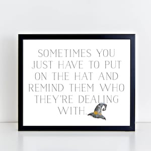 Witch sign, funny prints, funny wall art, funny wall decor, funny signs, funny quotes, office decor, funny gift for her, funny gift for boss