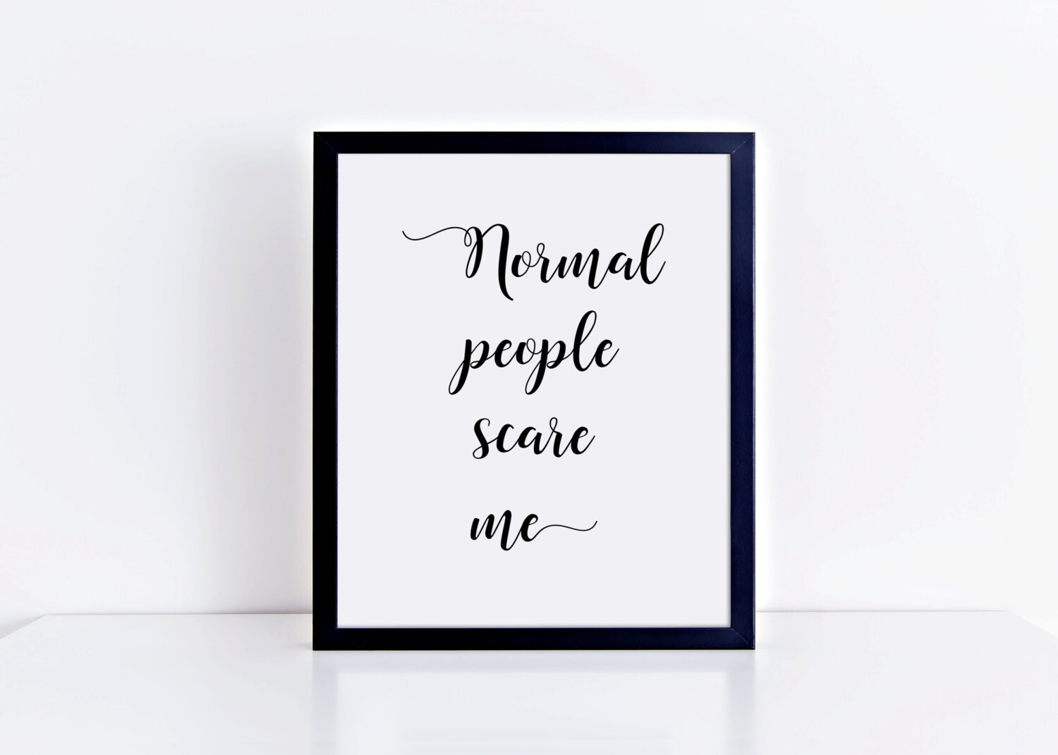 Normal People Printable Normal People Print Funny Prints Funny Wall Art Funny - Etsy
