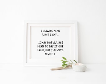 Sarcasm sign, sarcastic sign, funny prints, funny wall art, funny wall decor, funny sign, funny quote print, snarky sign, dorm decor UNFRAME