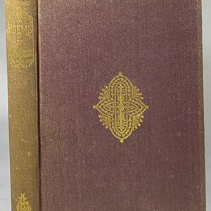 Ancien livre de poésie victorienne de 1870, poèmes de Clara Augusta : femme auteur du XIXe siècle avec poèmes sur la guerre civile, la mort, etc.