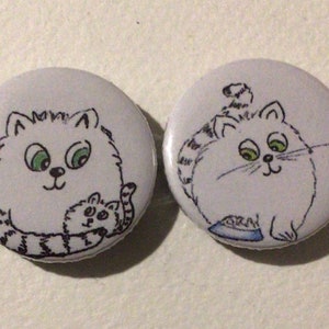 Magnete Katzen 6er Set Bild 4