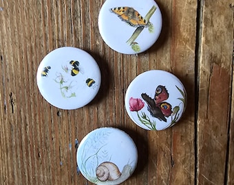 Fridge magnets “Garden” set of 4