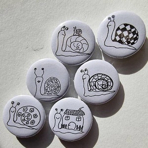 Fridge magnets &quot;Snails&quot;