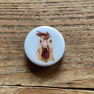 Rooster fridge magnet