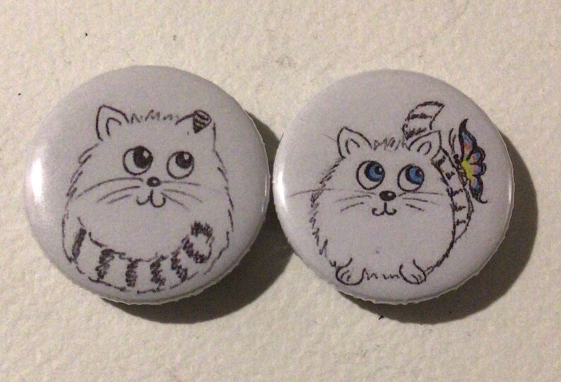 Magnete Katzen 6er Set Bild 5