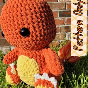 Crochet Pattern: Fire Lizard