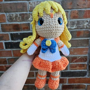 Crochet Pattern: Magical Orange Guardian