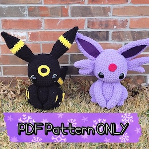 Patron au crochet : chat médium et chat gothique