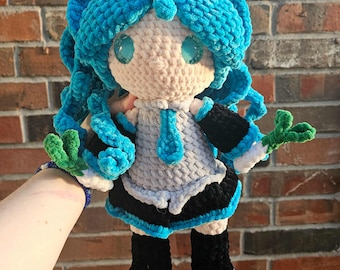 Crochet Pattern: Leek Idol