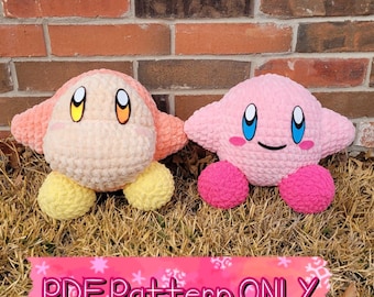 Padrão de crochê: Orbe rosa faminto e amigo