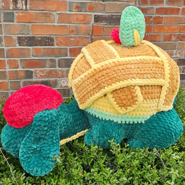 Crochet Pattern: Apple Pie Dragon