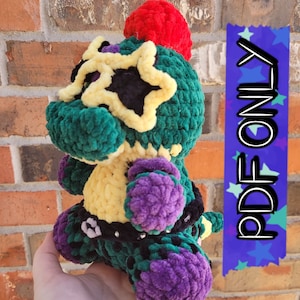 Crochet Pattern: Bass Playing Gator