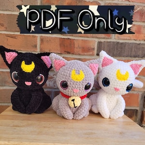 Crochet Pattern: Magical Moon Cats
