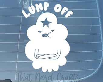 Adventuring Space Princess of Lumps - Anime Car Decal Peeker