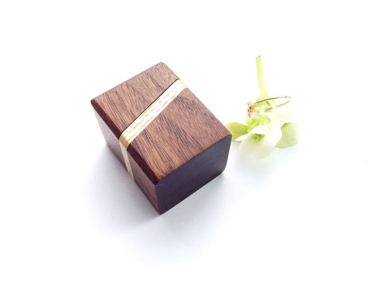 Small Ring Box Wedding Ring Boxes Wood Ring Box Wooden Ring Etsy