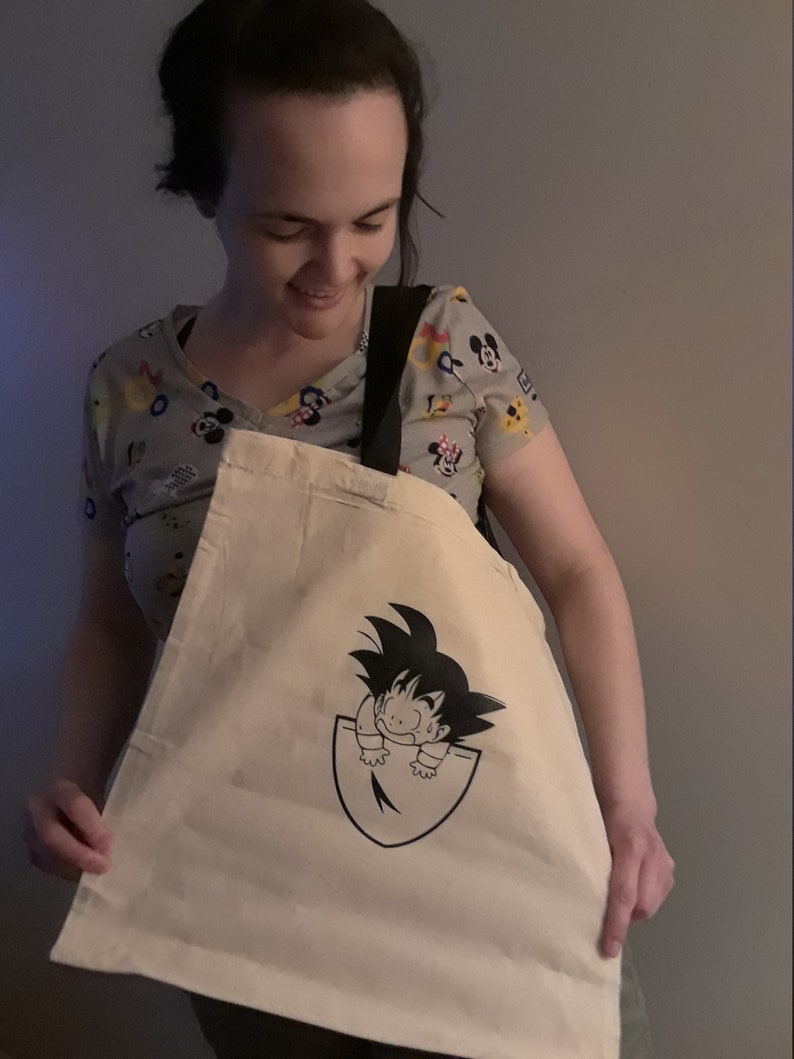 Goku tote bag